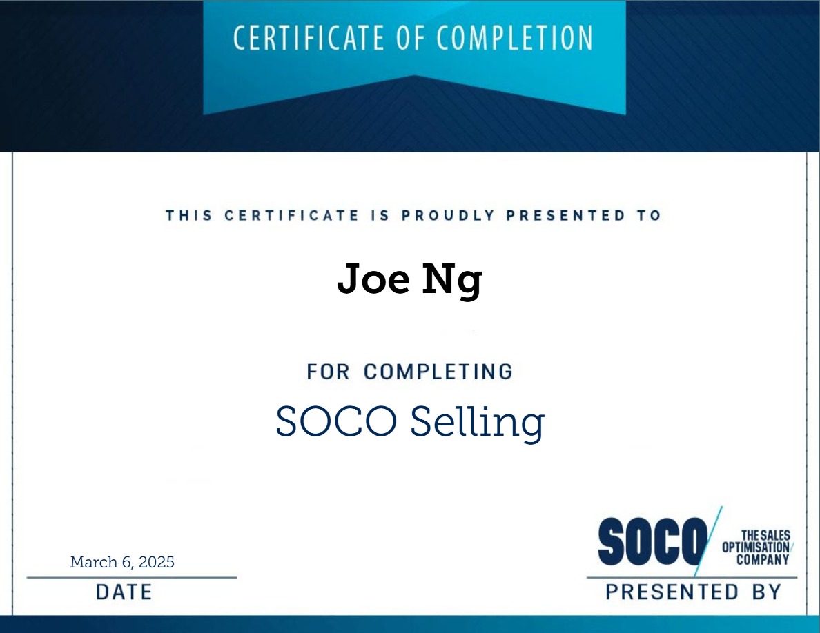 Certificate Verification – Soco Academy